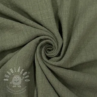 Bavlněná látka SLUB WASHED pickle