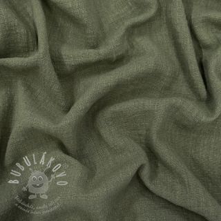 Bavlněná látka SLUB WASHED pickle