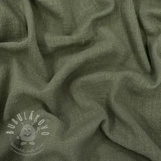 Bavlněná látka SLUB WASHED pickle
