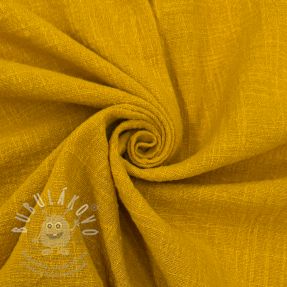Bavlněná látka SLUB WASHED ochre