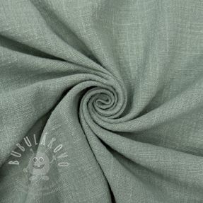Bavlněná látka SLUB WASHED old green