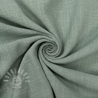 Bavlněná látka SLUB WASHED old green