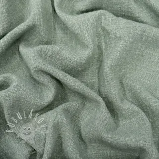 Bavlněná látka SLUB WASHED old green