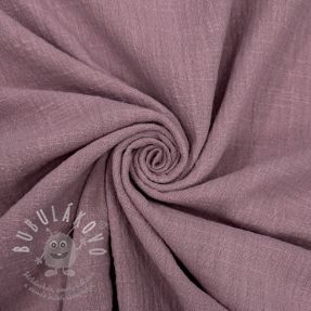 Bavlněná látka SLUB WASHED lavender