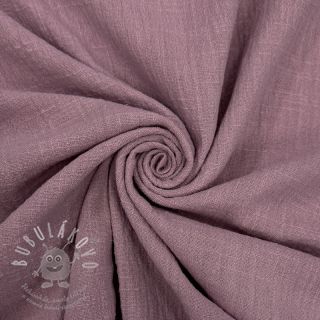 Bavlněná látka SLUB WASHED lavender