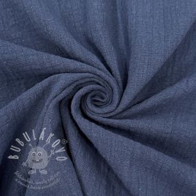 Bavlněná látka SLUB WASHED jeans