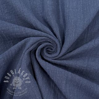 Bavlněná látka SLUB WASHED jeans