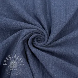 Bavlněná látka SLUB WASHED jeans