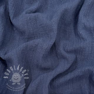 Bavlněná látka SLUB WASHED jeans