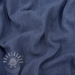 Bavlněná látka SLUB WASHED jeans