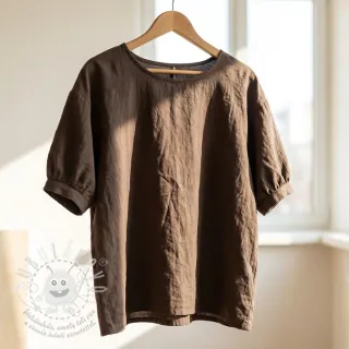 Bavlněná látka WASHED taupe