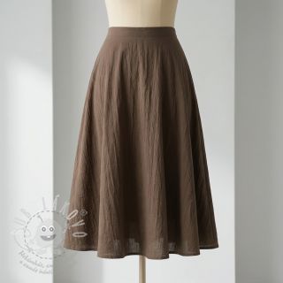 Bavlněná látka WASHED taupe