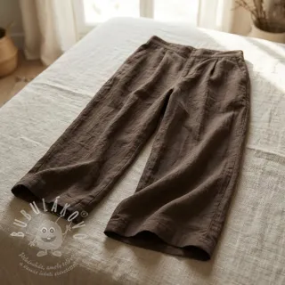 Bavlněná látka WASHED taupe
