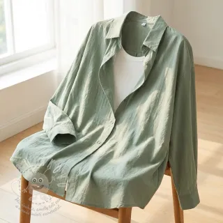 Bavlněná látka WASHED old green
