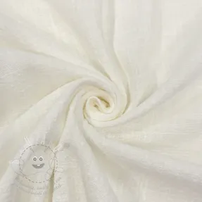 Bavlněná látka SLUB WASHED ecru