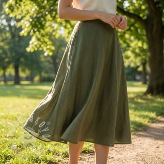 Bavlněná látka WASHED pickle