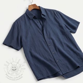 Bavlněná látka WASHED jeans