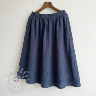 Bavlněná látka SLUB WASHED jeans