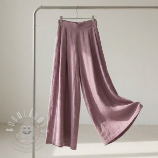 Bavlněná látka SLUB WASHED lavender