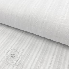Bavlněná látka DOBBY Stripe off white