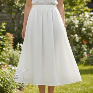 Bavlněná látka SLUB WASHED ecru