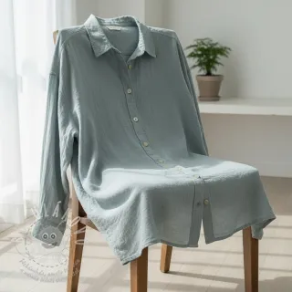 Bavlněná látka SLUB WASHED blue