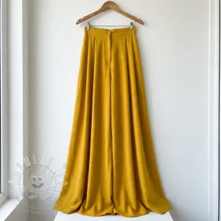 Bavlněná látka SLUB WASHED ochre