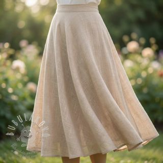 Bavlněná látka SLUB WASHED beige