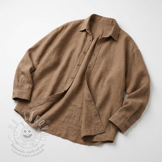 Bavlněná látka SLUB WASHED sand