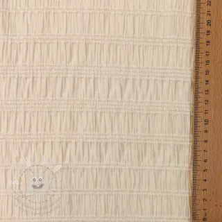 Viskóza CHENILLE JACQUARD ecru