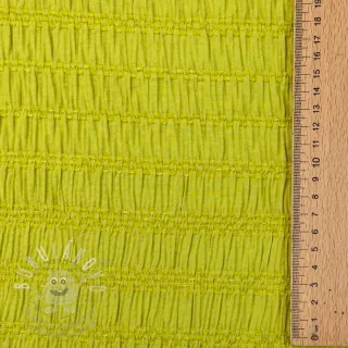 Viskóza CHENILLE JACQUARD lime