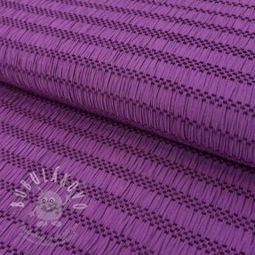 Viskóza CHENILLE JACQUARD cerise