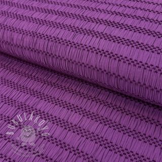 Viskóza CHENILLE JACQUARD cerise