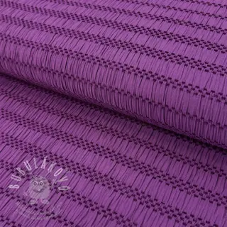 Viskóza CHENILLE JACQUARD cerise