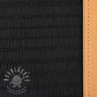 Viskóza CHENILLE JACQUARD black