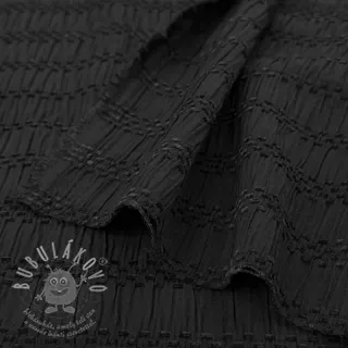 Viskóza CHENILLE JACQUARD black