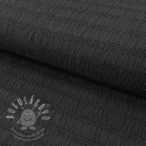 Viskóza CHENILLE JACQUARD black