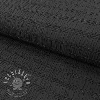 Viskóza CHENILLE JACQUARD black