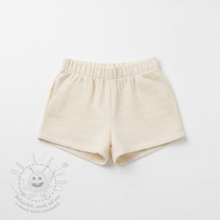 Viskóza CHENILLE JACQUARD ecru