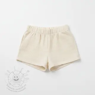 Viskóza CHENILLE JACQUARD ecru
