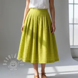 Viskóza CHENILLE JACQUARD lime