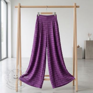 Viskóza CHENILLE JACQUARD cerise