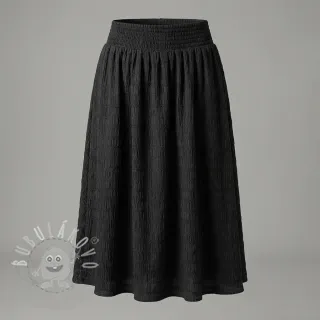 Viskóza CHENILLE JACQUARD black