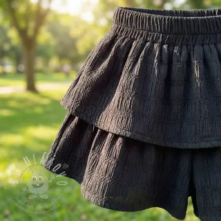 Viskóza CHENILLE JACQUARD black