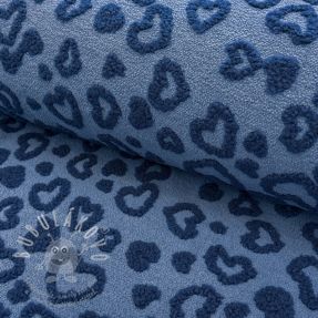 Kabátovina TEDDY Hearts jeans