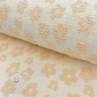 Froté Knitted flowers ecru