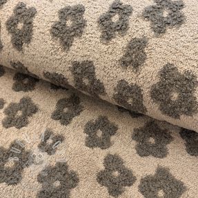 Froté Knitted flowers sand