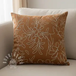 Semiš Tape flower cinnamon