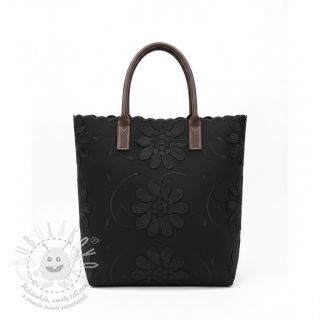 Bavlněná látka EMBROIDERY Bellagio black