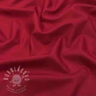 Bavlněná látka s viskózou wine red